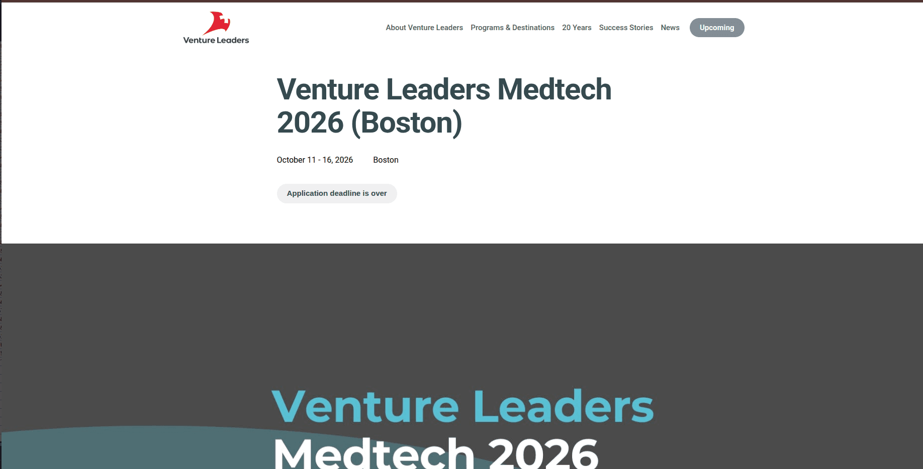 Venture Leaders Medtech 2026