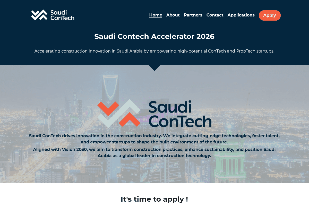 2026 ConTech Accelerator