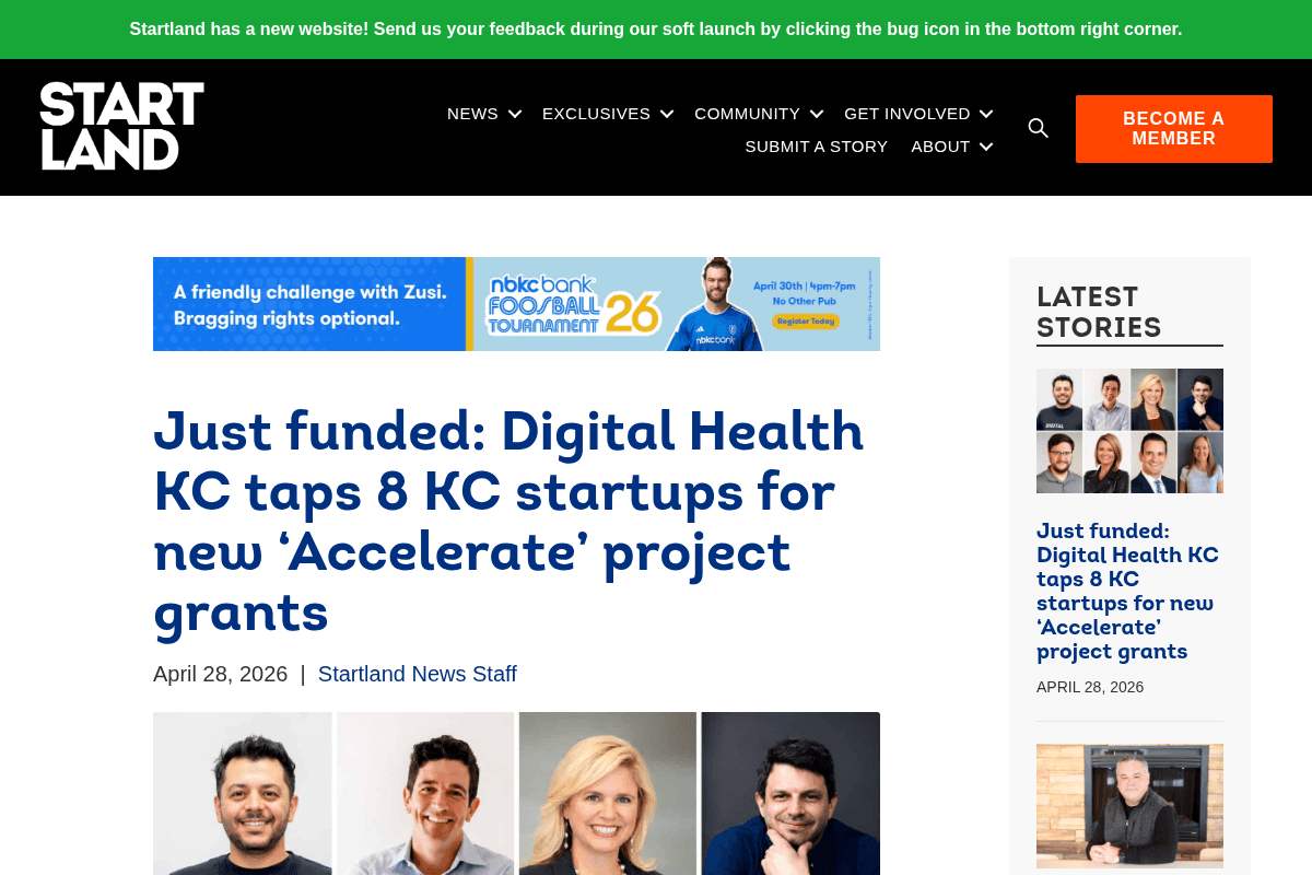 Digital Health KC Accelerate Grants 2026