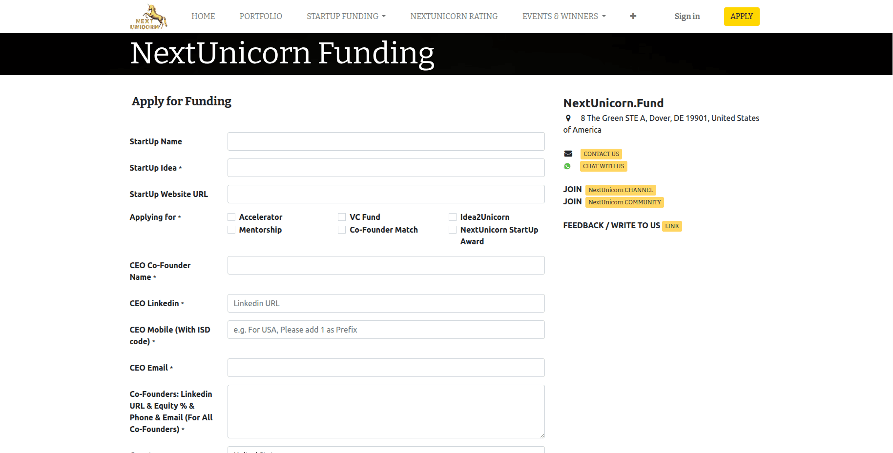 NextUnicorn Fund Startup Founders Pitch to Investors 2026