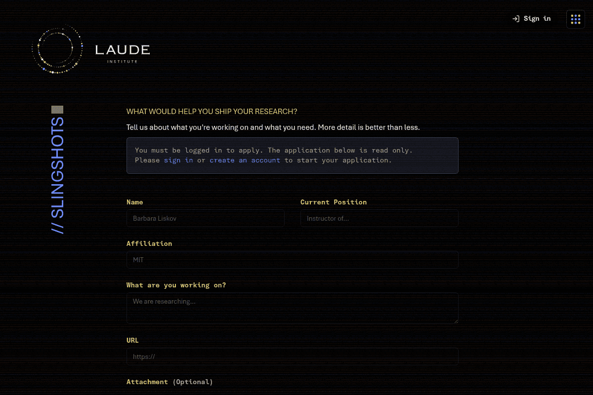 Slingshot Support for Researchers