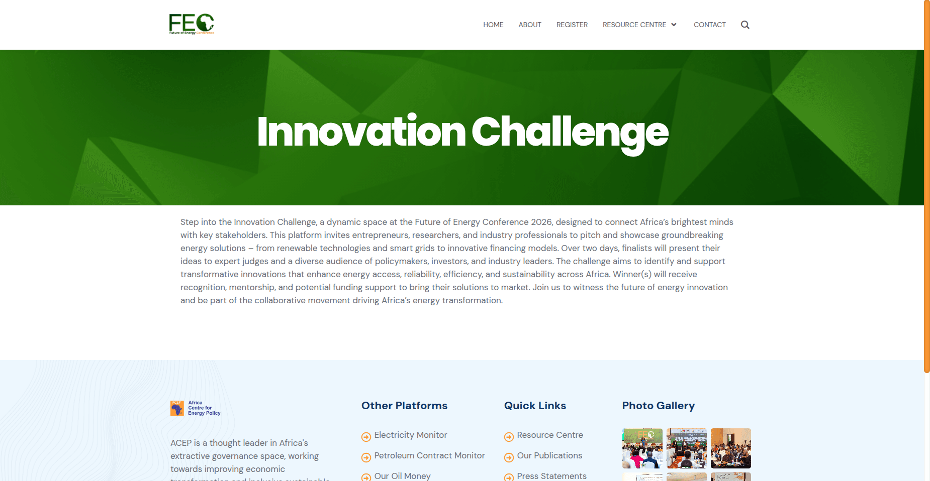 FEC 2026 Innovation Challenge