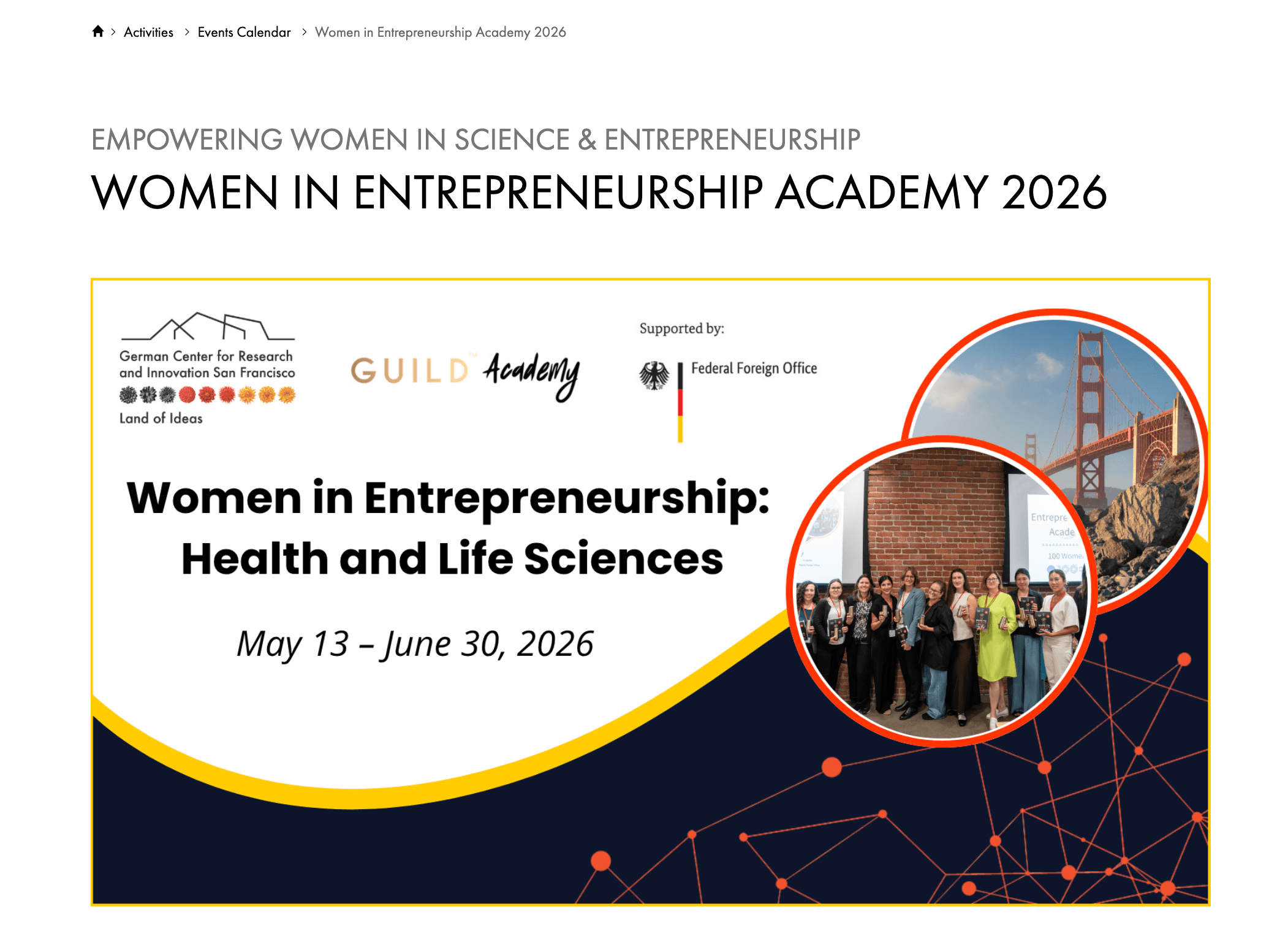 Women in Entrepreneurship Academy 2026
