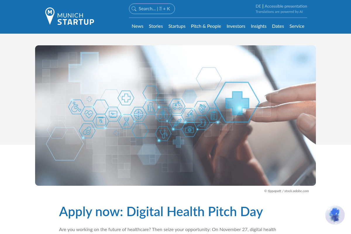 Digital Health Pitch Day