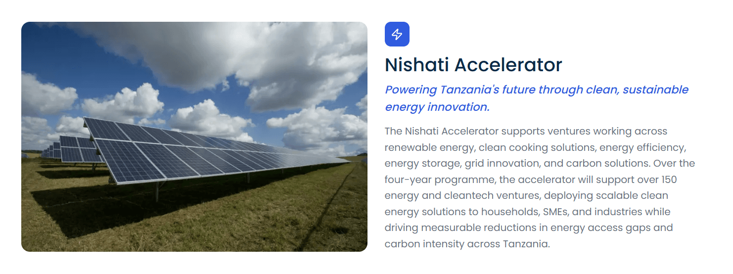 Nishati Accelerator - Tanzania Ventures Lab Cohort 1