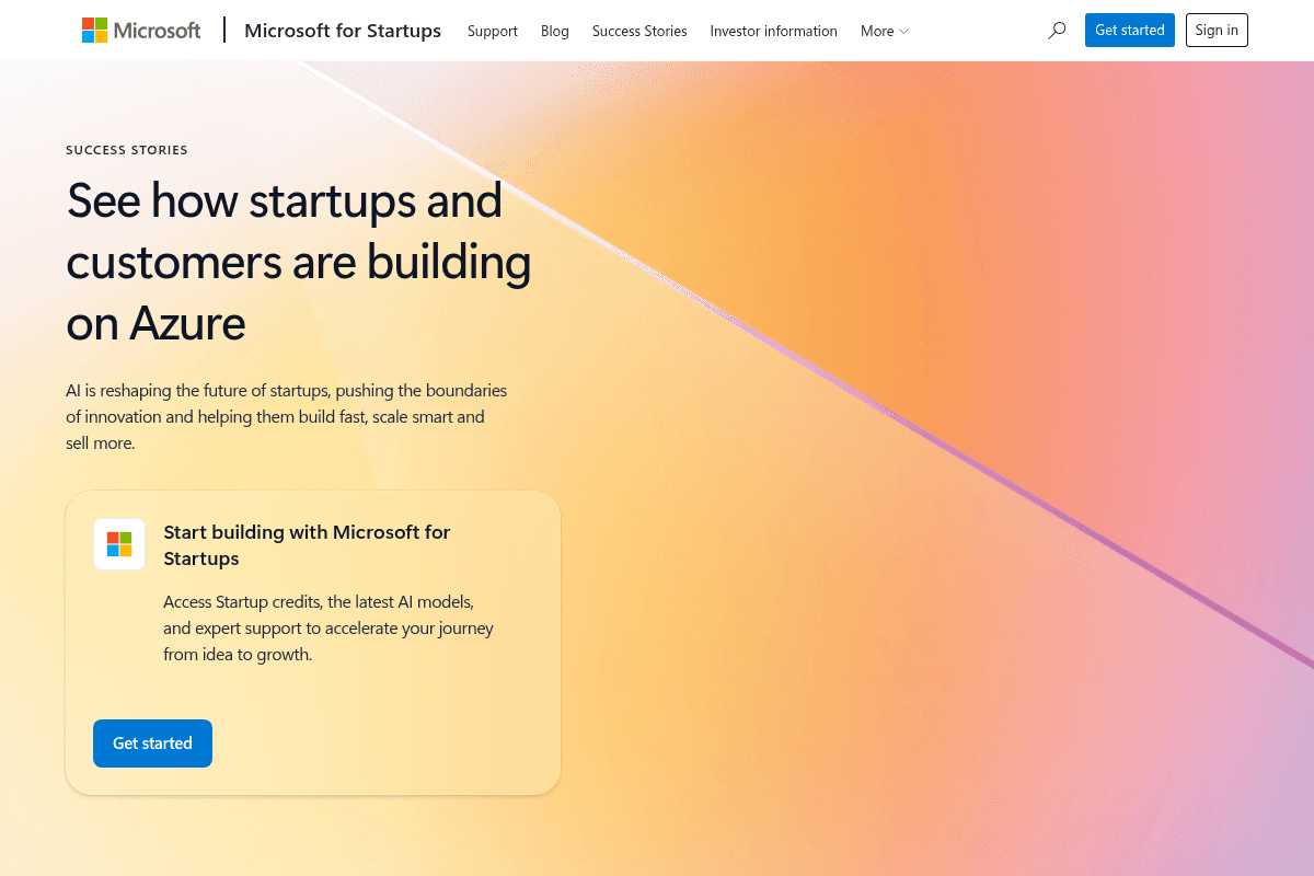 Microsoft for Startups