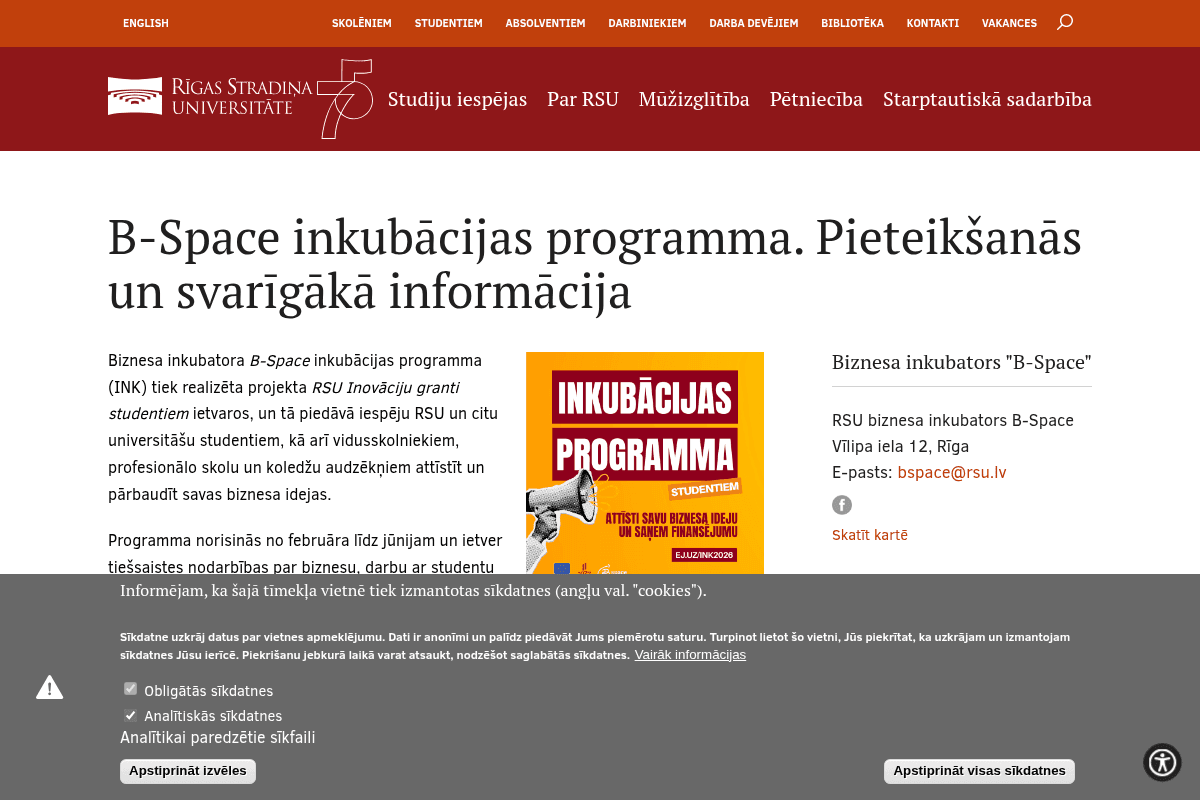 B-Space Incubation Programme 2026