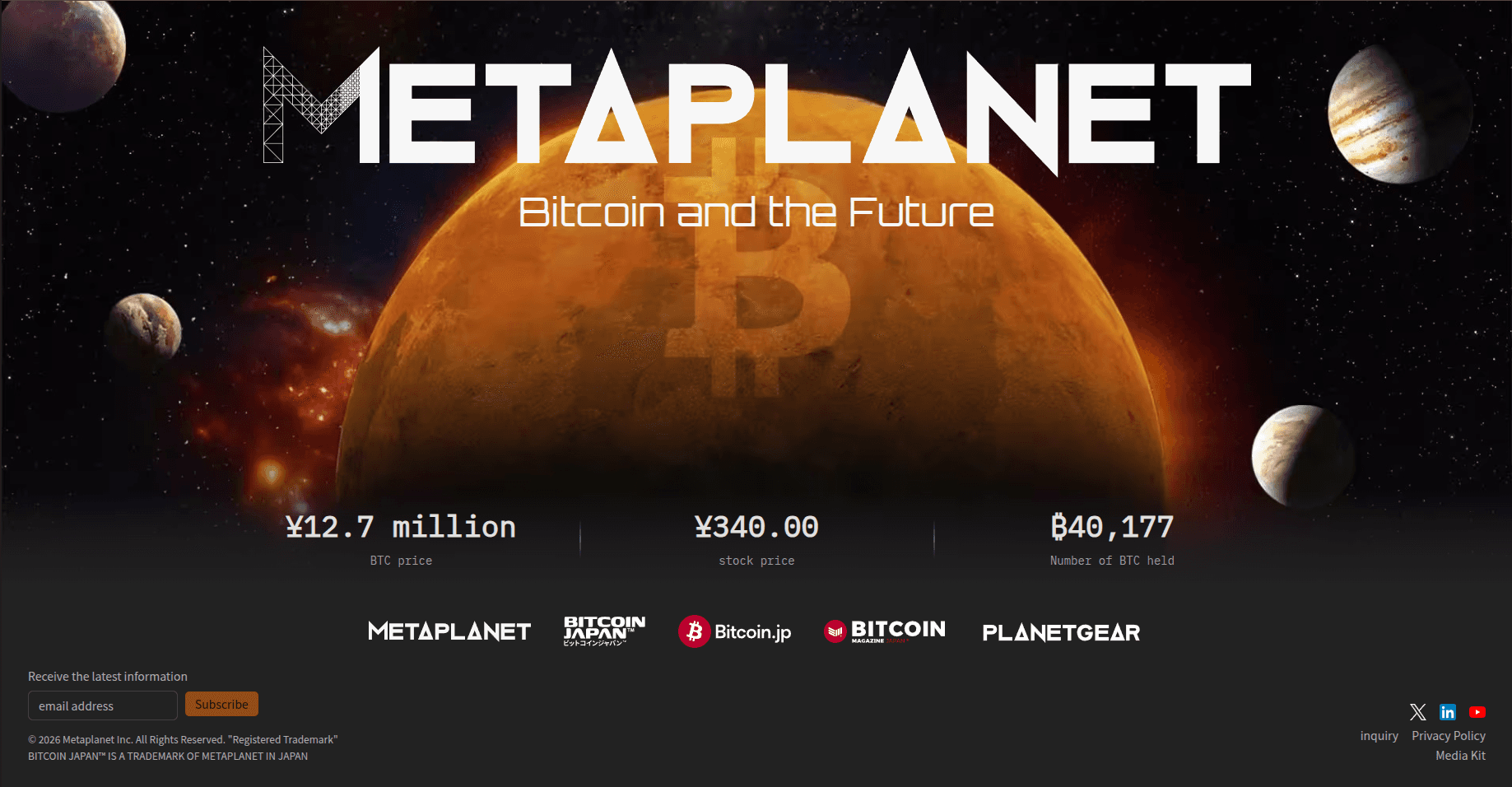 Metaplanet Ventures Bitcoin Startup Support Program