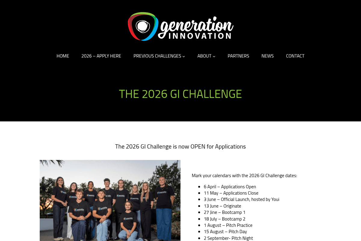 Generation Innovation Challenge 2026