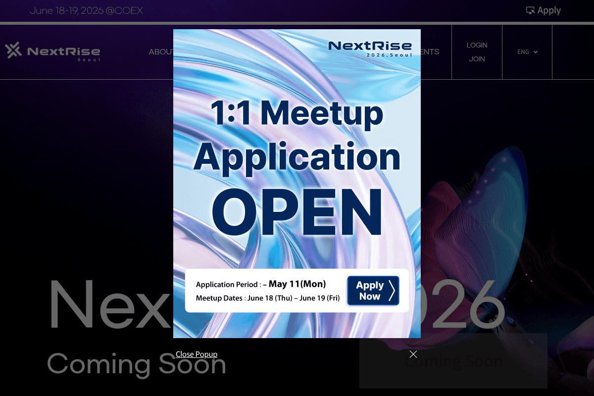 NextRise 2026, Seoul