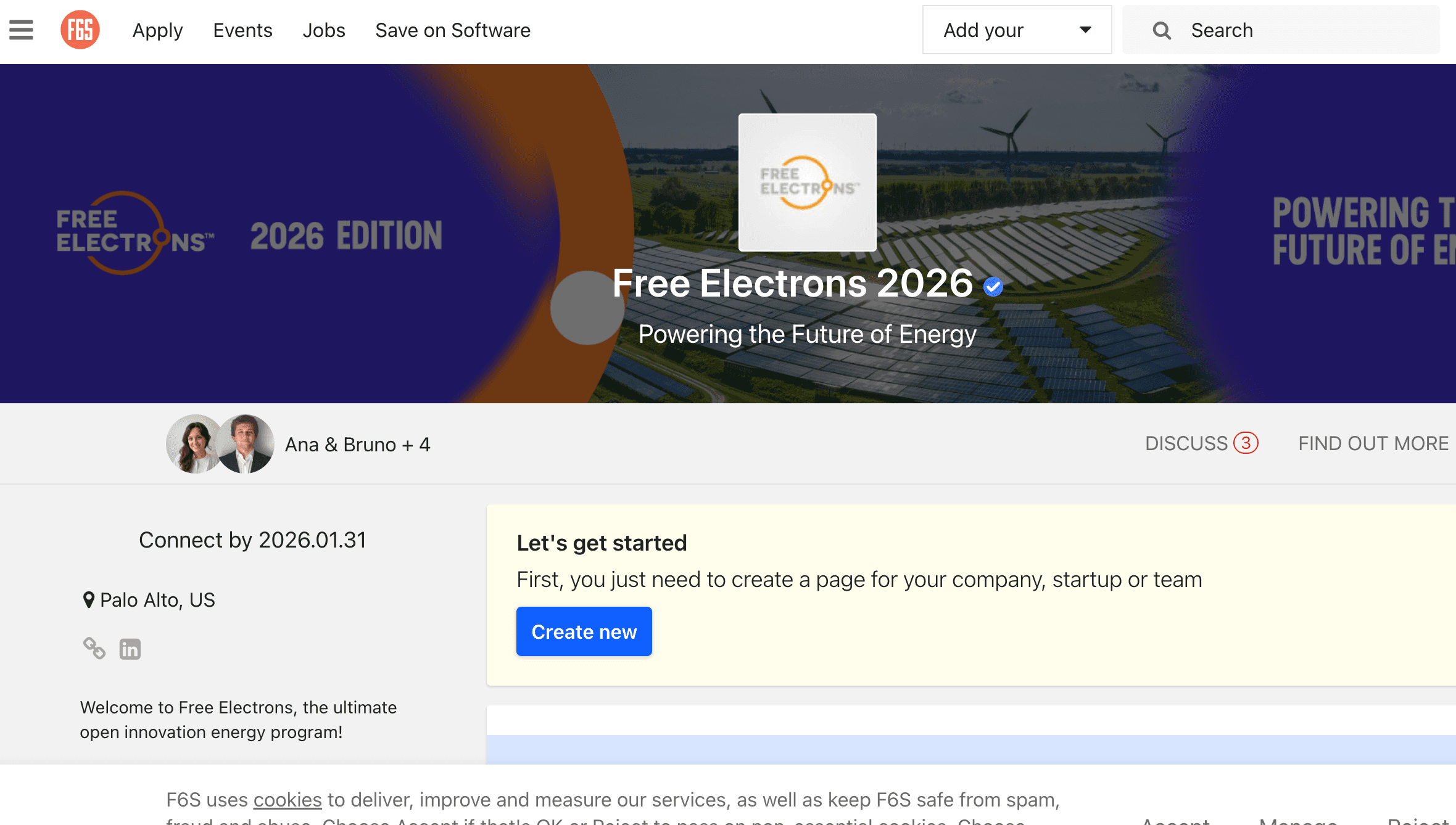 Free Electrons Accelerator Program