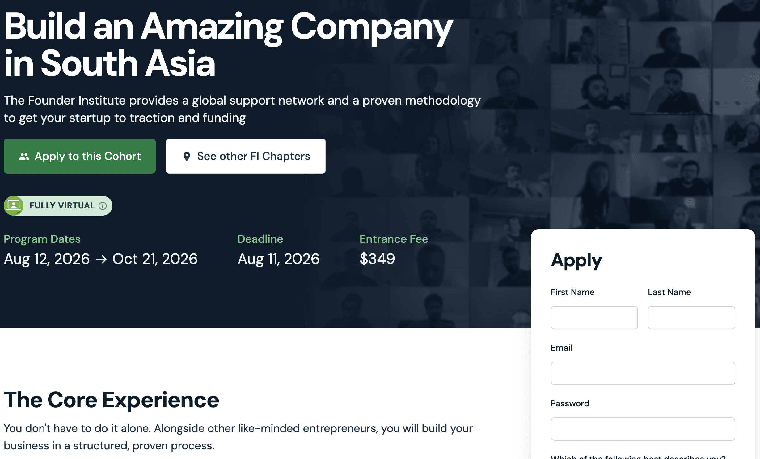 Founder Institute South Asia Cohort