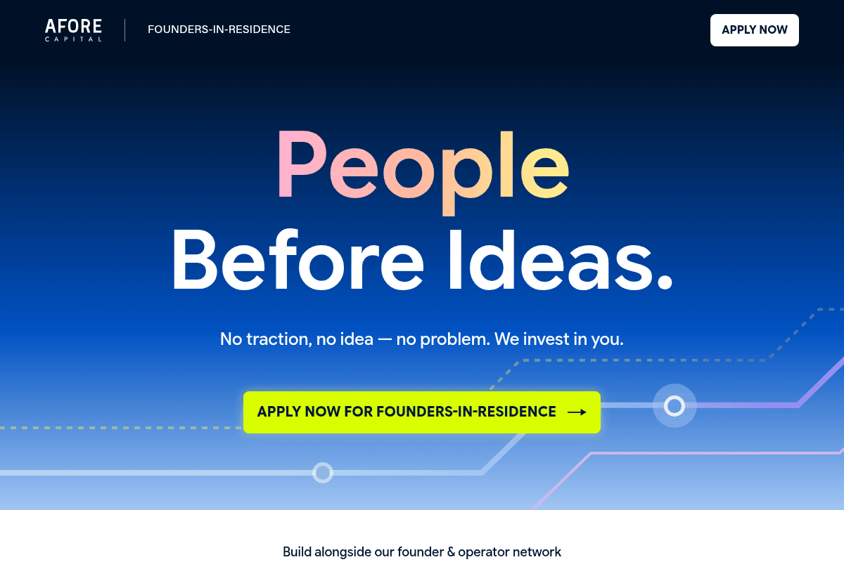 Founders-in-Residence Program 2026