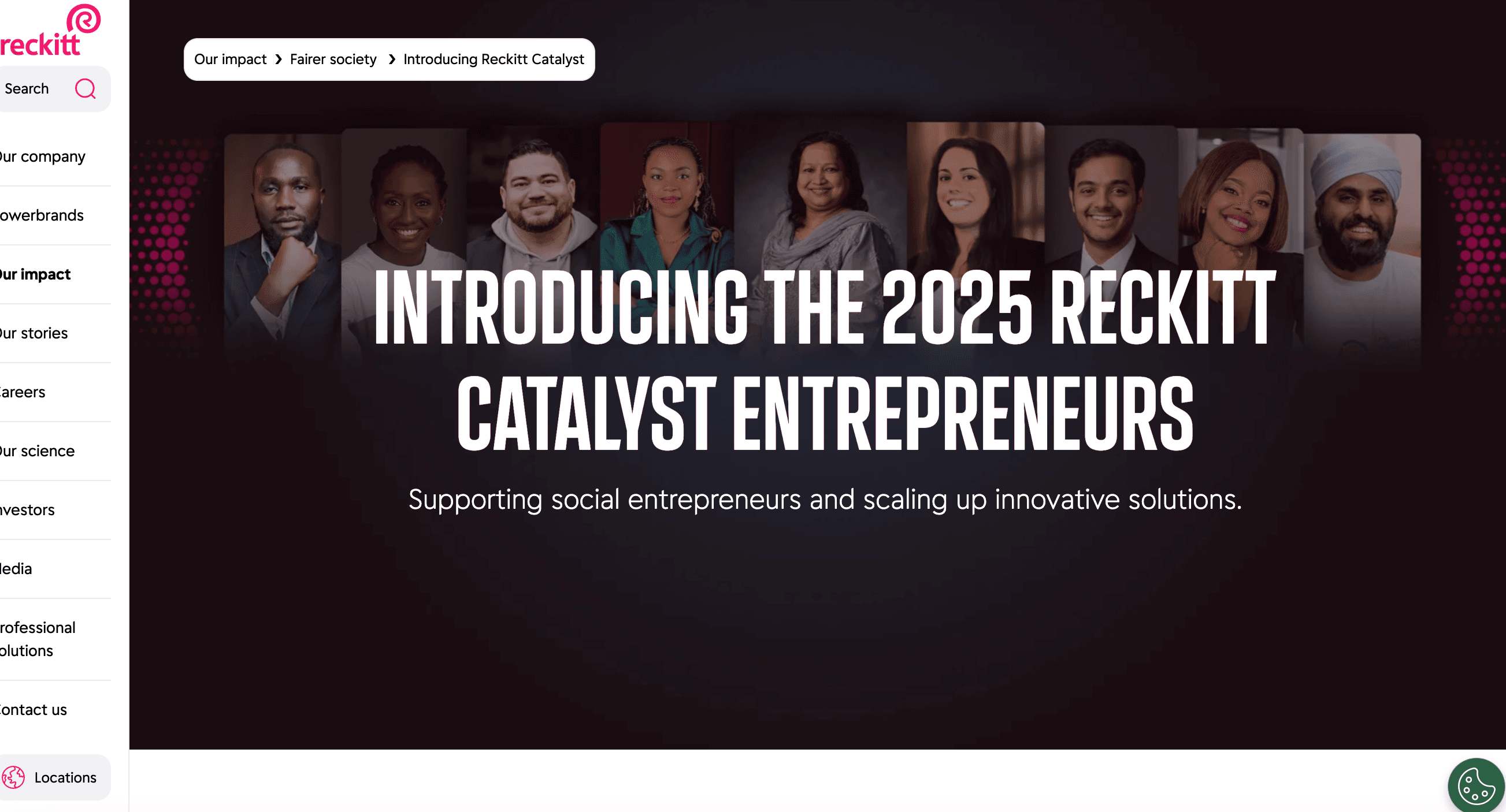 Reckitt Catalyst Programme 2025