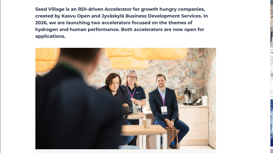 Seed Village – Scaling Growth through RDI Accelerators 2026