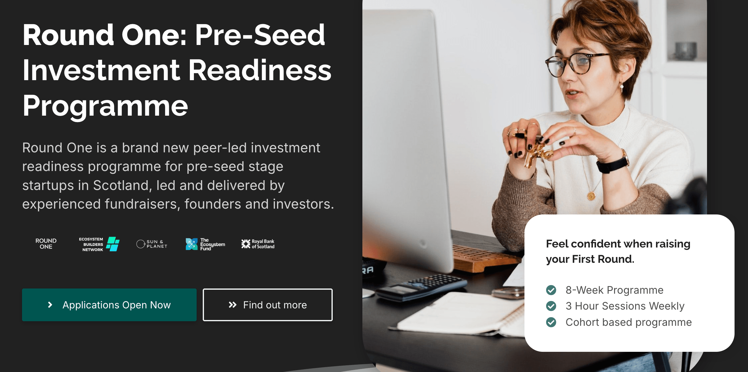 Round One Investment Readiness Program