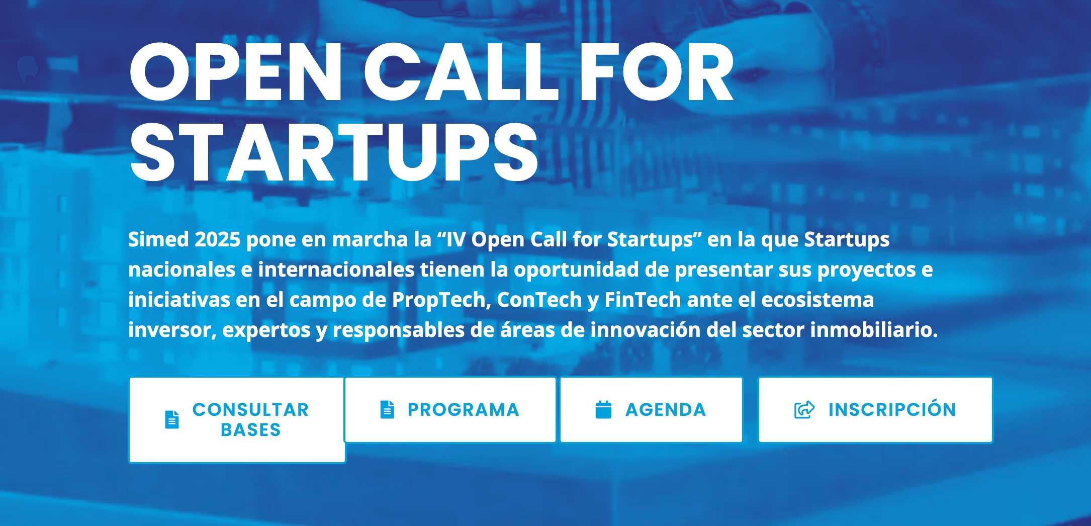 Simed IV Open Call for Startups