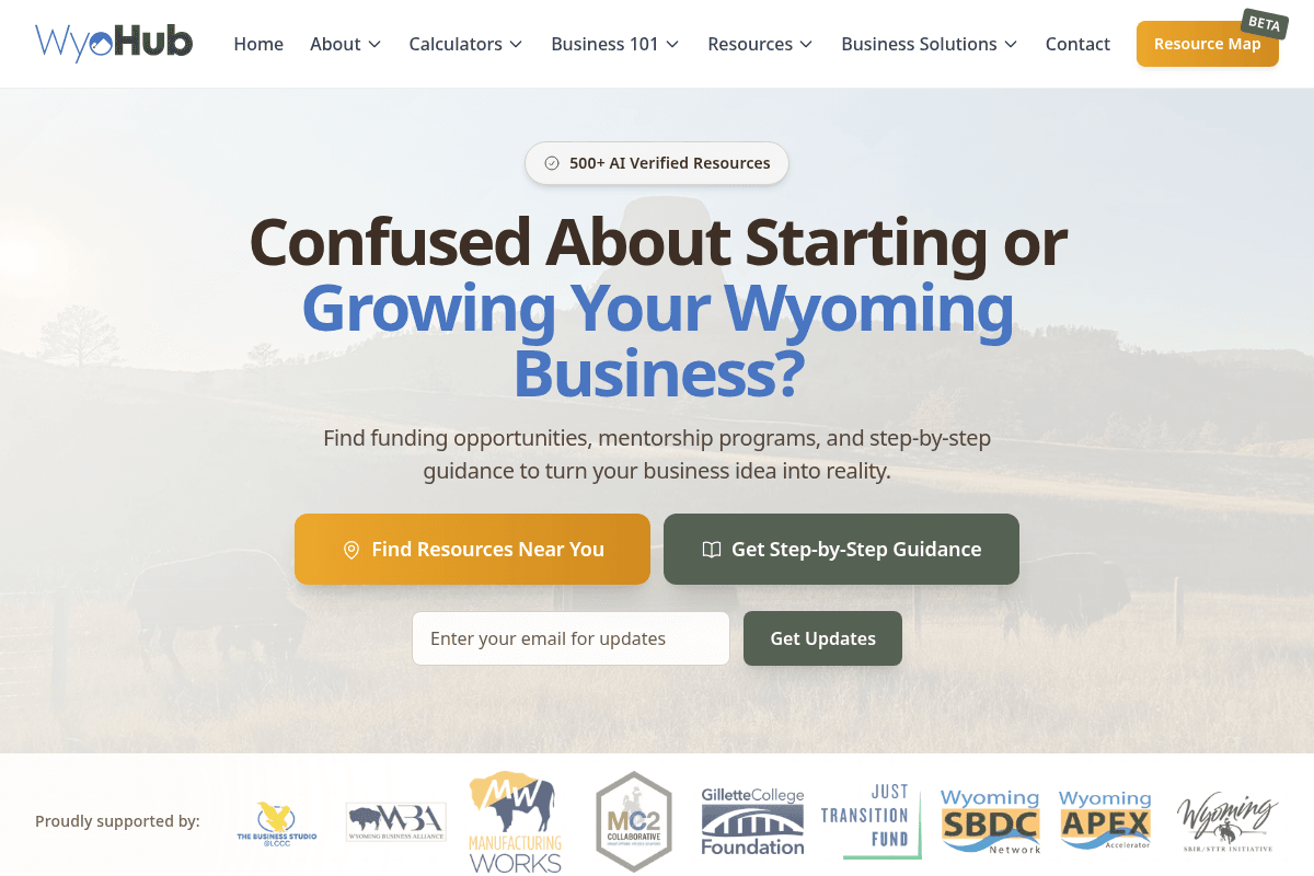 WyoHub - Free Entrepreneurial Platform