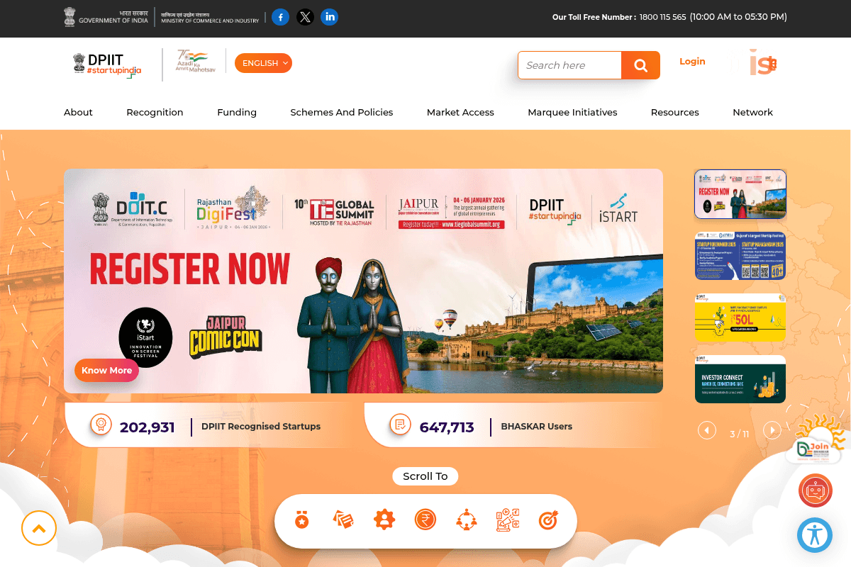 DPIIT Incentive Scheme