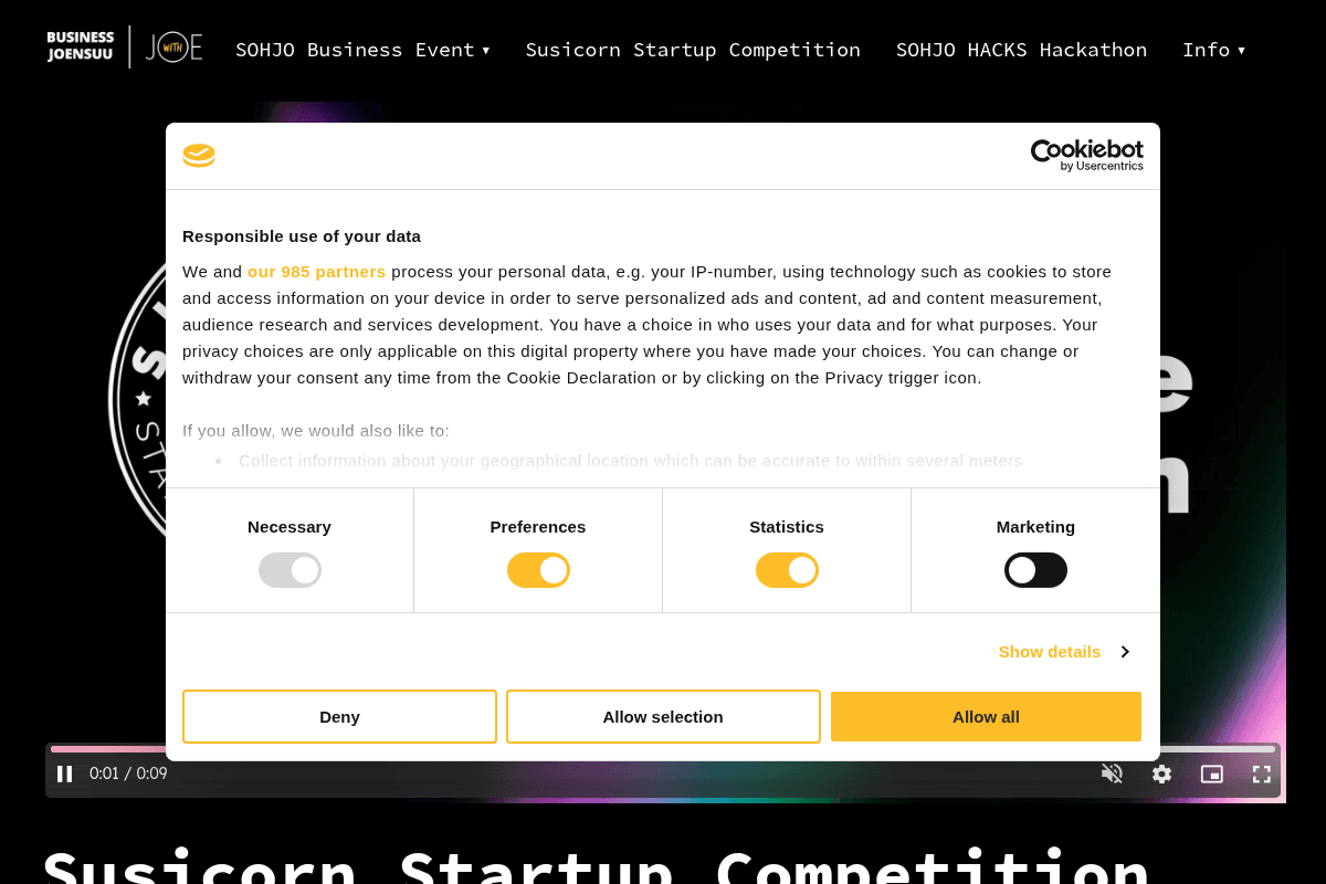 Susicorn Startup Competition 2026