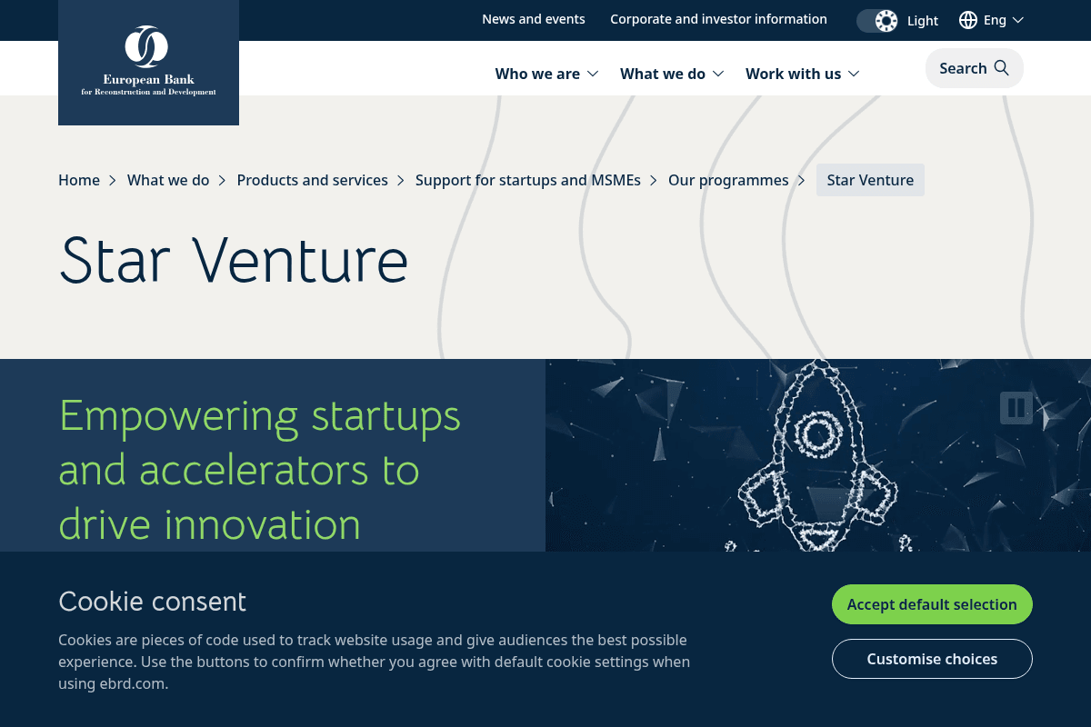 EBRD Star Venture Program