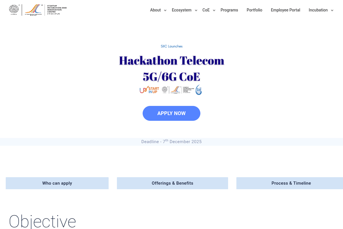 5G/6G Innovation Hackathon