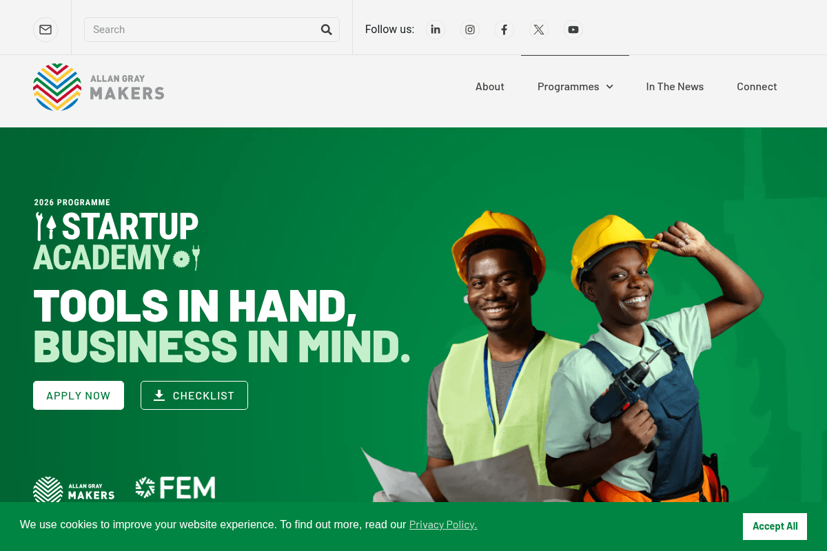 Allan Gray Makers StartUp Academy 2026