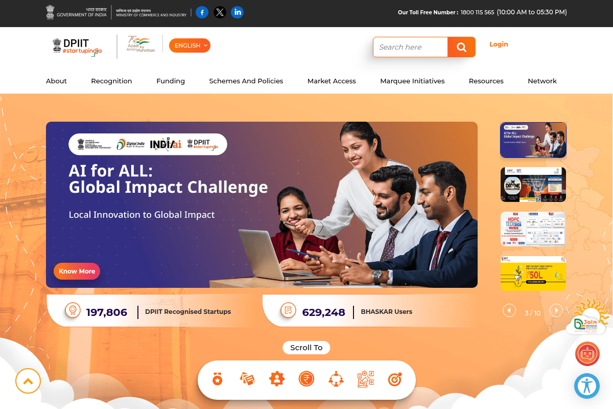 DPIIT Startup Recognition