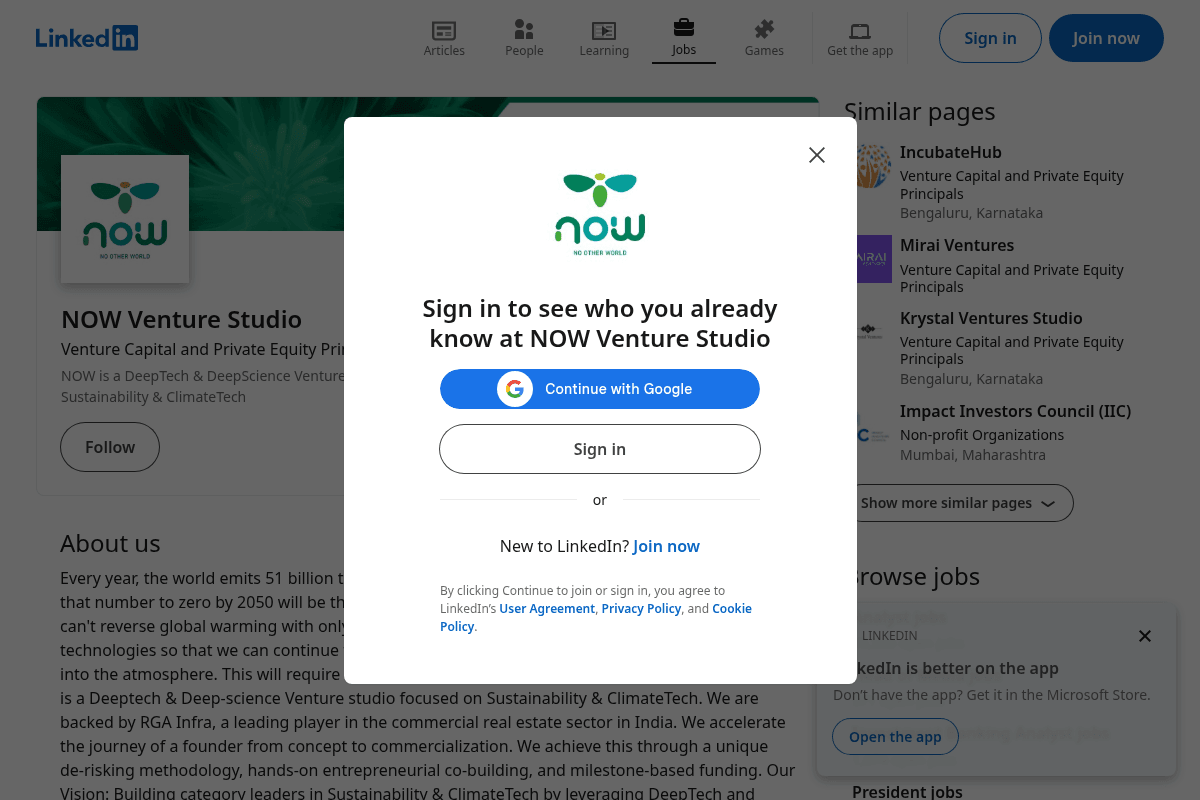 NOW Accelerate Program