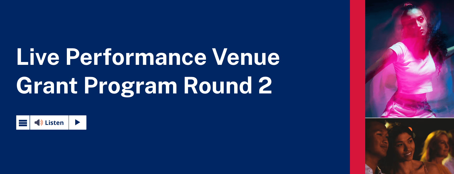 Live Performance Grant Program Now Open For NSW Venues