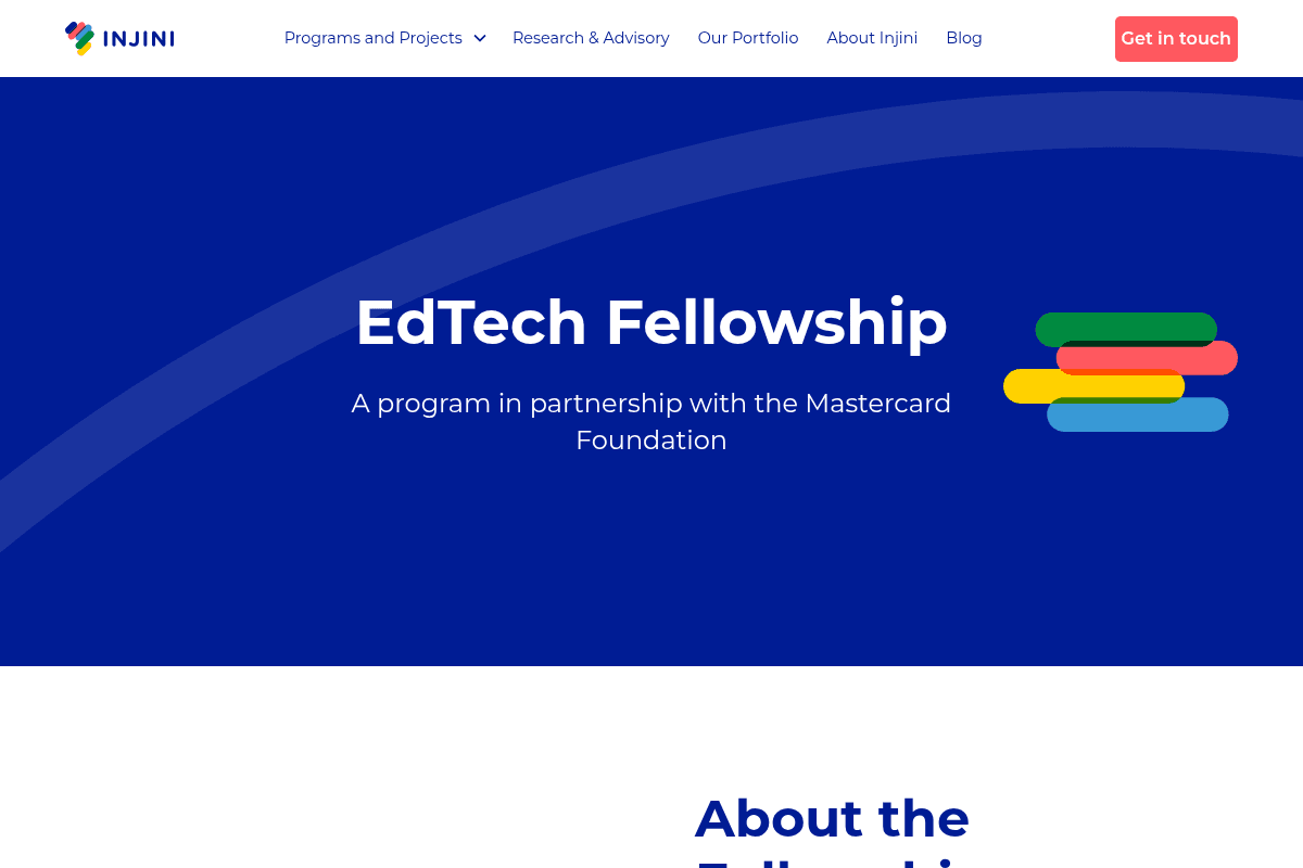 Mastercard Foundation EdTech Fellowship
