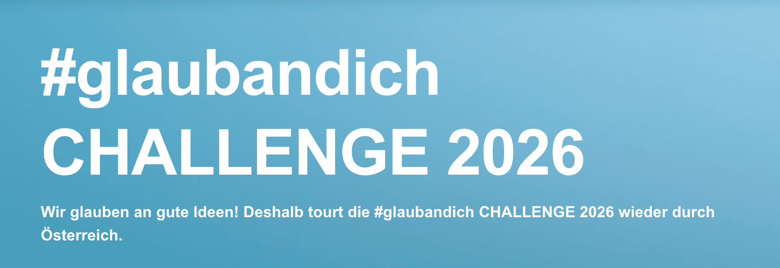 #glaubandich CHALLENGE 2026