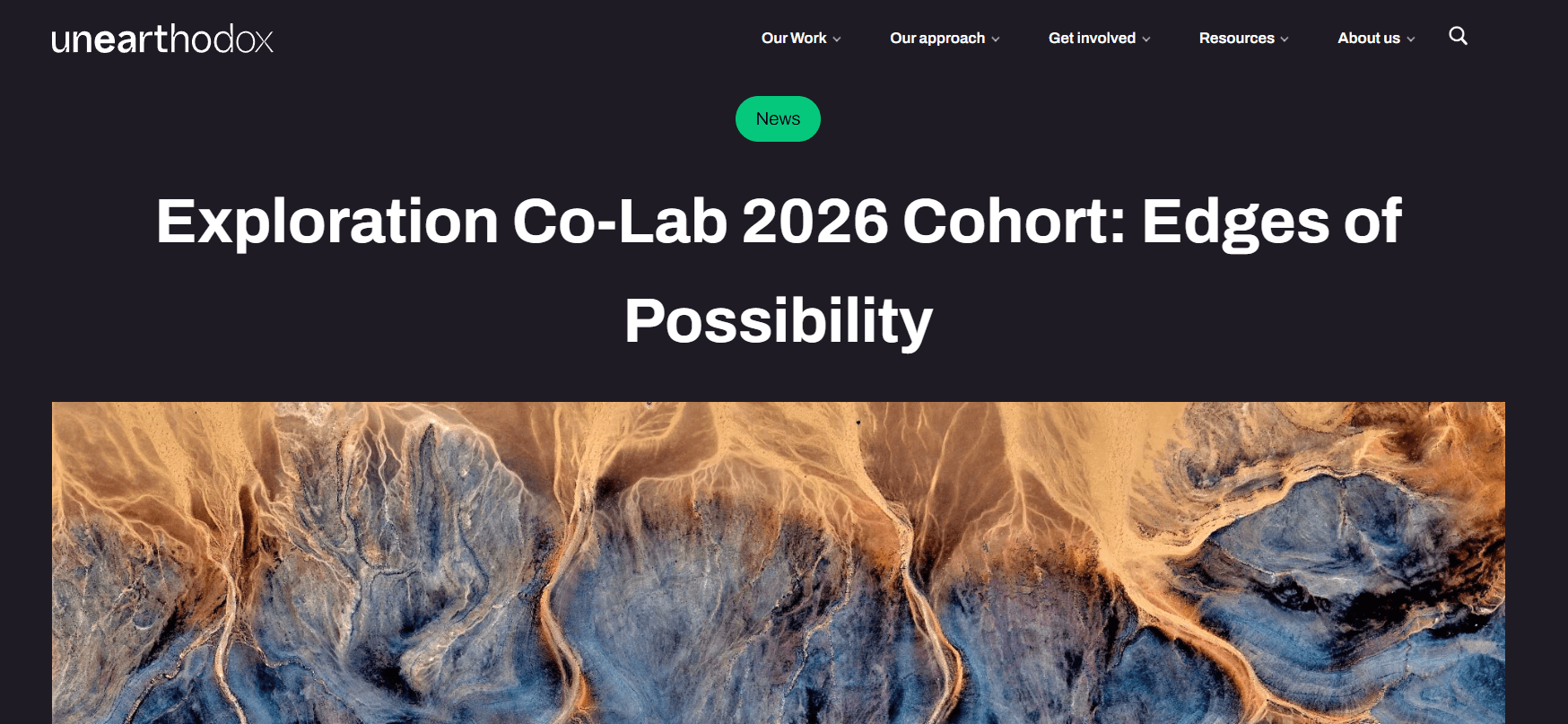 Exploration Co-Lab 2026 Cohort: Edges of Possibility