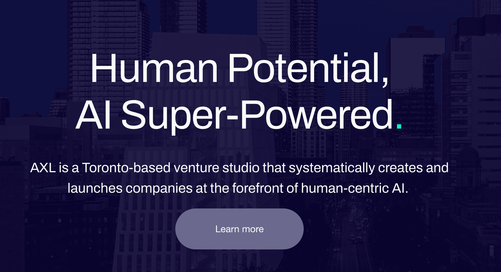 AXL Venture Studio AI Startup Initiative
