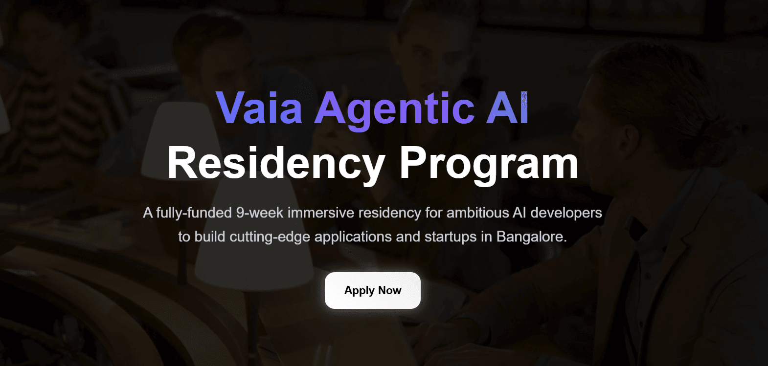 Vaia Agentic AI Residency — Equity-Free AI Residency Programme for AI Startups