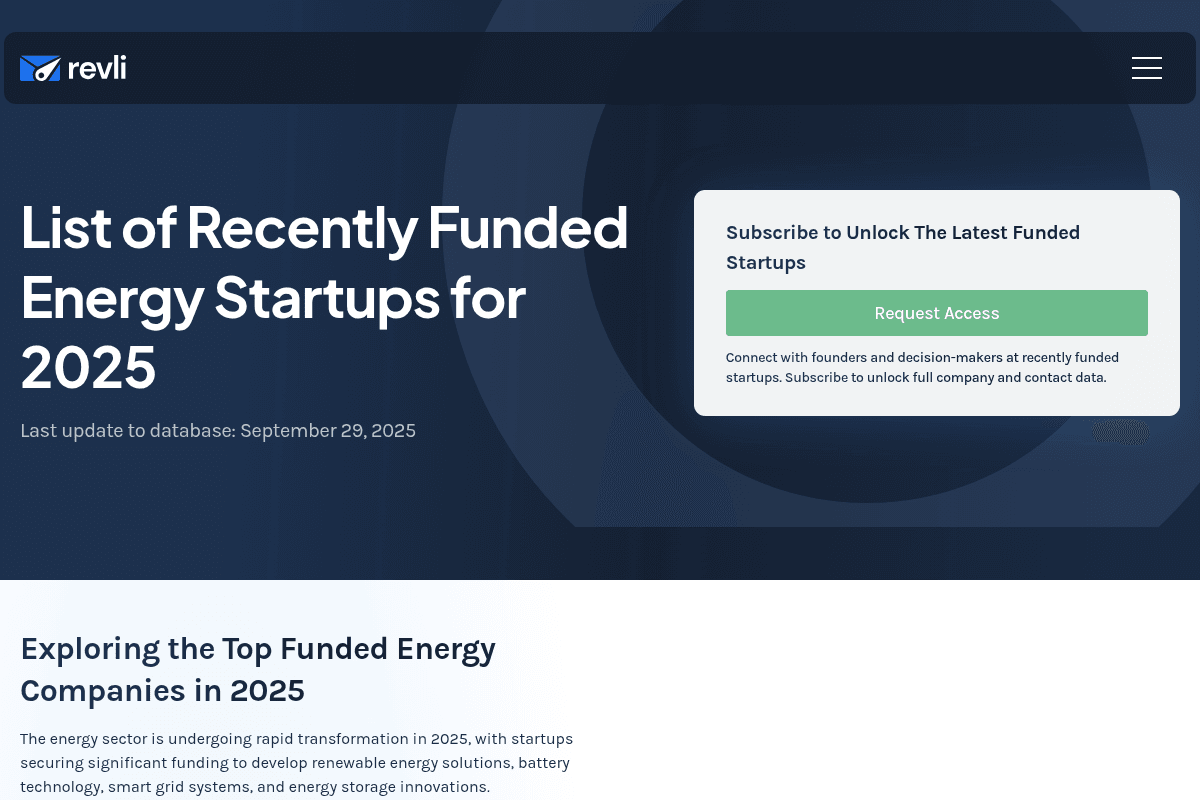 2025 Renewable Energy Funding Opportunities