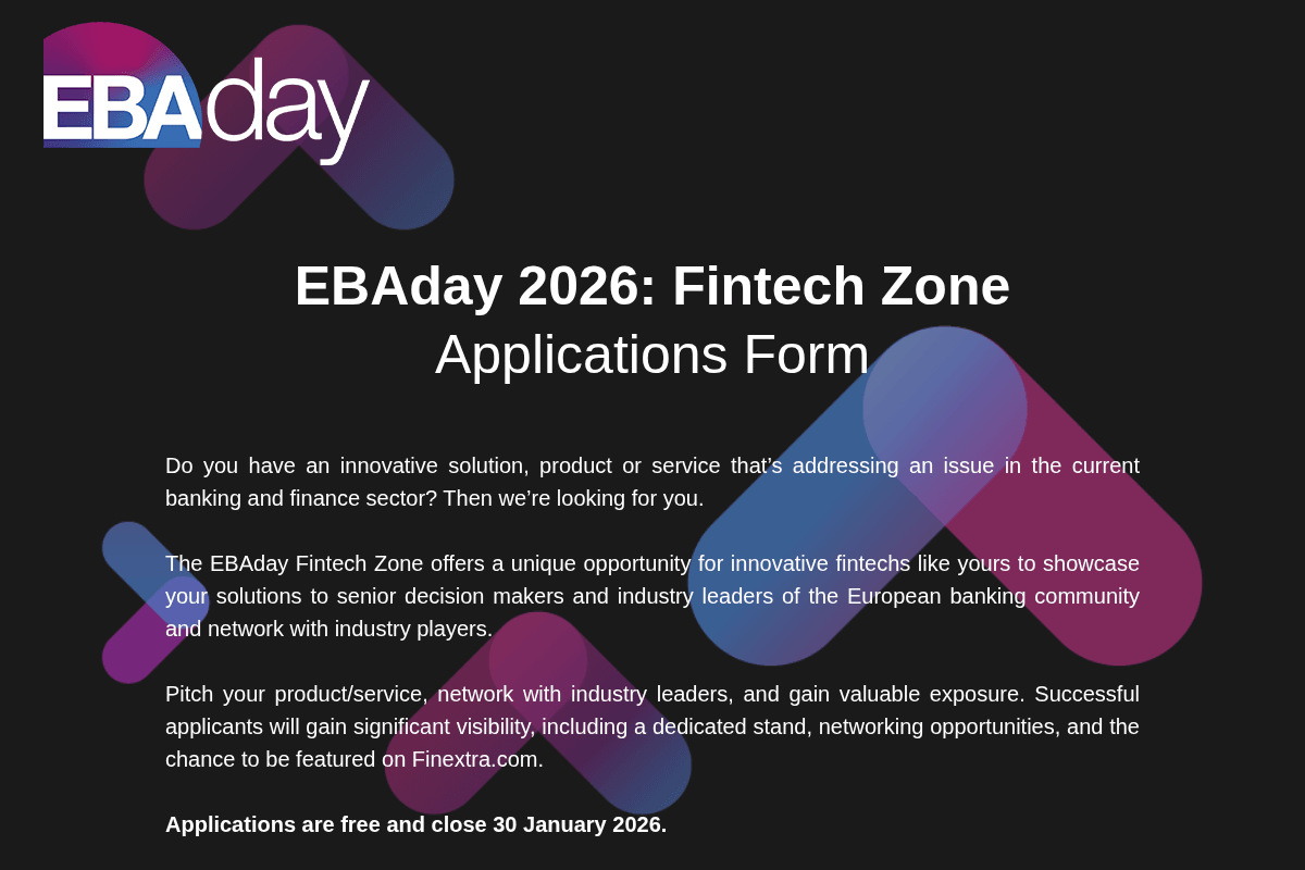 EBAday 2026: Fintech Zone Applications Now Open