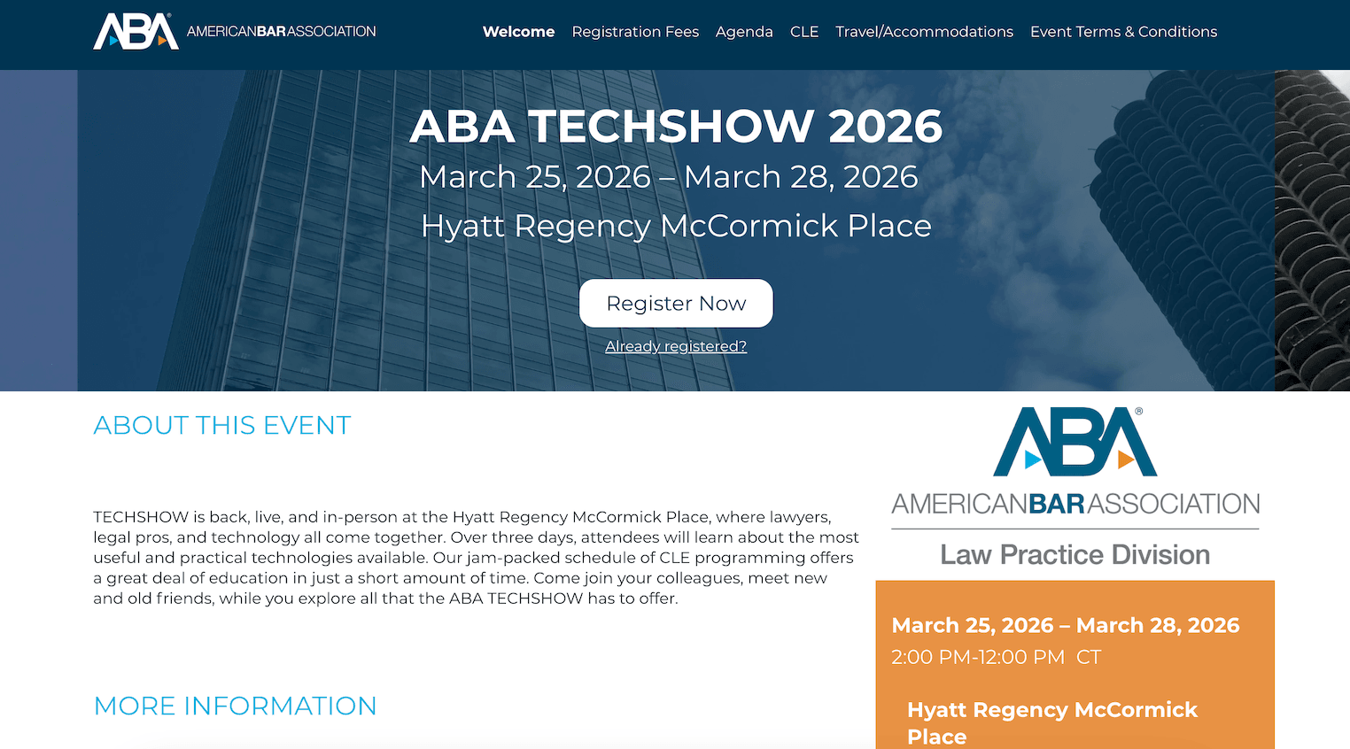 2026 ABA TECHSHOW 10th Startup Alley and Pitch Competition