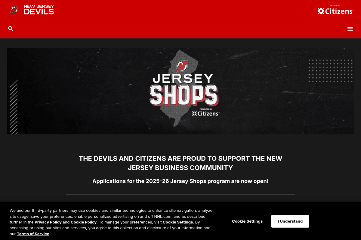 Jersey Shops Presented By Citizens