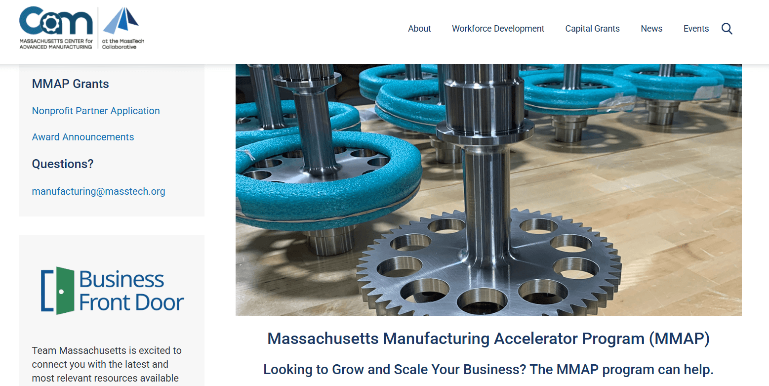 Massachusetts Manufacturing Accelerator Program