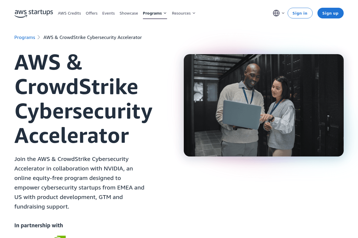 AWS & CrowdStrike Cybersecurity Accelerator