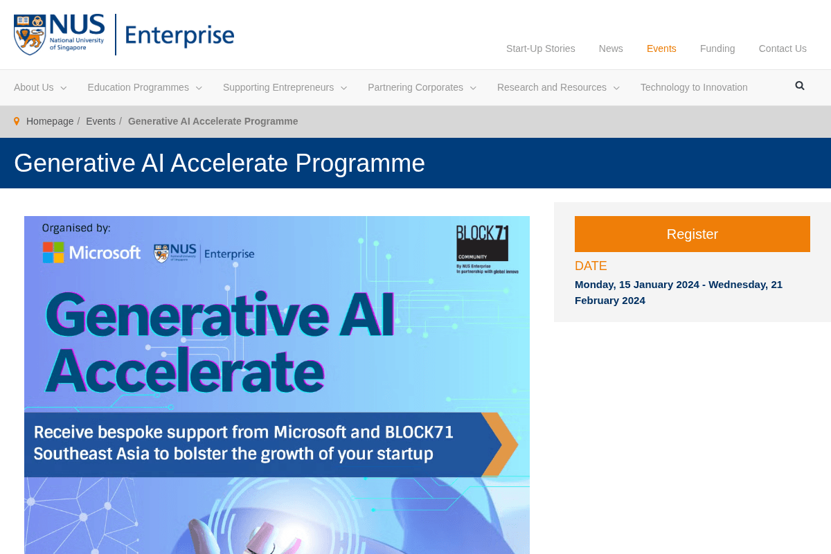 Generative AI Accelerate Programme