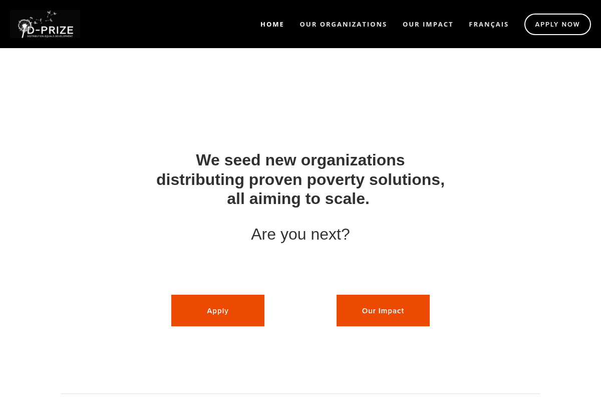 D-Prize Global Challenge - Seed Funding for African Startups