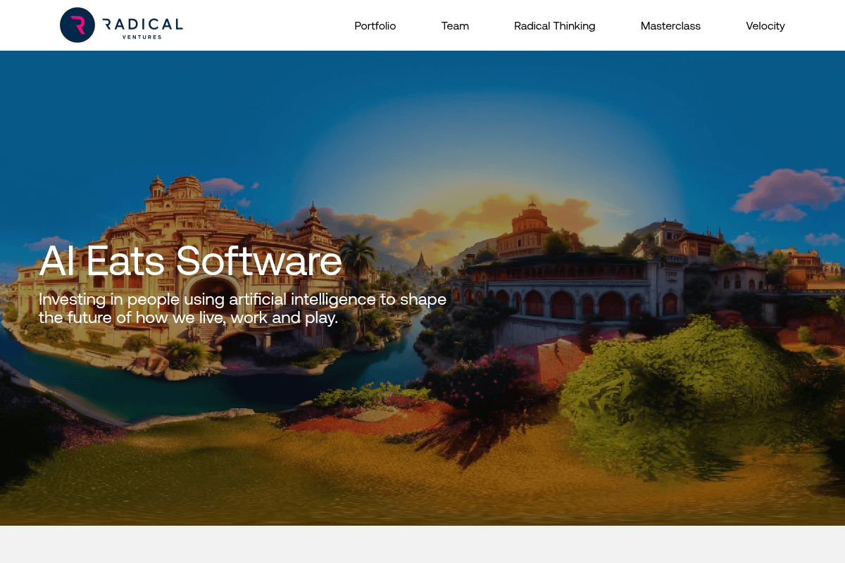 Radical Ventures New Early-Stage AI Fund